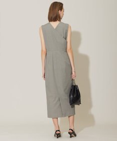 ICB L 【接触冷感・UVケア・撥水・洗える】 LooseWeave ノースリーブワンピース