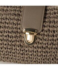 UNBILLION cachecache 差し込みフラップ2wayワンハンドルクロッシェトート