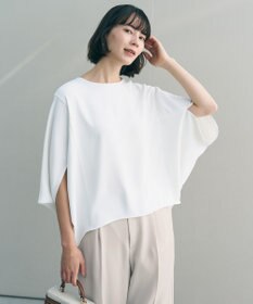 UNFILO L ジョーゼット ドルマンプルオーバー