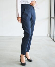 #Newans 【セレモニーにも】〈亀恭子さんコラボ〉美シルエットセンタープレスパンツ