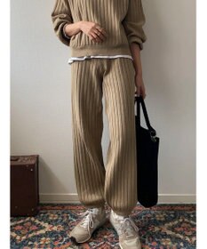 Green Parks リブニットパンツ