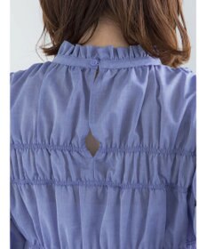Te chichi スタンドフリルシャーリングブラウス