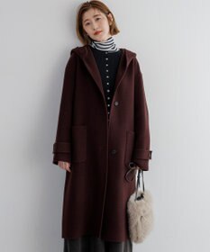 23区 【~8/23まで受注生産/受注限定カラー】MANTECOPureリバー フーデッド ロングコート