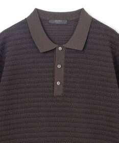 JOSEPH HOMME 【洗える】ジオメトリックボーダー　ポロニット