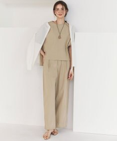 23区 【先行予約/SLOW/一部店舗限定】コットンナイロンタイプライター T ブラウス