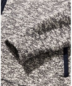 JOSEPH ABBOUD MOUNTAIN 【洗える・イタリア糸使用】 コットンスラブ ニット ブルゾン