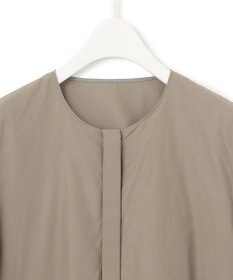 ICB 【洗える】 コットンナイロンタイプライター デザインブラウス