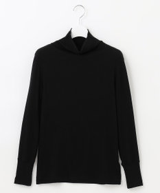 自由区 【XSサイズ～/洗える】ベアテレコ ボトルネック カットソー