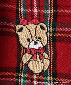 ANY KIDS 【ハローキティ×ANY KIDS】ドッキング刺繍 長袖Tシャツ