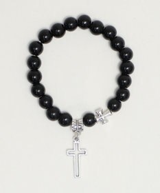 WEGO Lクロスモチーフビーズブレス