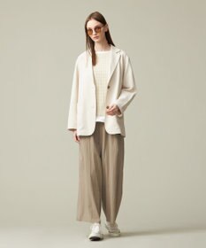 J.PRESS YORK STREET 【WOMEN】ジャージライクツイル シングルジャケット