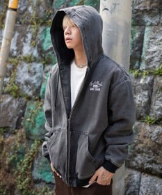 WEGO 【ユニセックス着用ITEM/MLサイズ展開】ワーカーズボアフードブルゾン