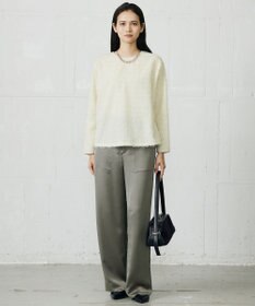 自由区 【カタログ掲載】ドレーピーサテンベイカー パンツ