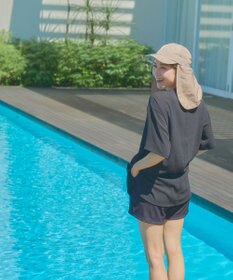 OP／FILA 【Ocean Pacific】水陸両用シアーオーバーサイズTシャツ