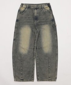 WEGO 【ユニセックス着用ITEM】イージーバレルレッグペインターパンツ