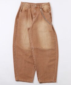 WEGO チェーン付きバルーンデニムパンツ