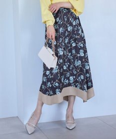 ANY SIS 【洗える】スカーフデザインプリント スカート