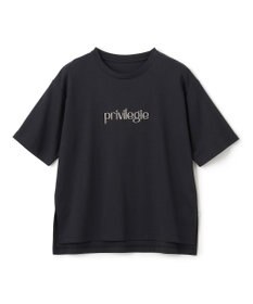 UNFILO BEAUTY FORM ロゴ刺繍 半袖Tシャツ