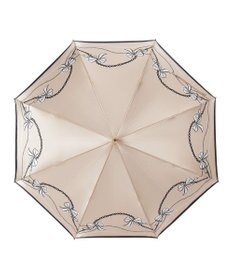 MOONBAT 【雨傘】ランバン オン ブルー (LANVIN en Bleu) リボン ハート ナイロンサテン 長傘