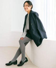 Pointer 【石岡真実さん着用】日本製 本革超軽量チェーンモチーフローファー