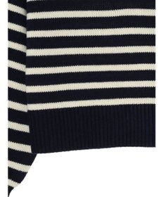 Green Parks キーネックボーダープルオーバー