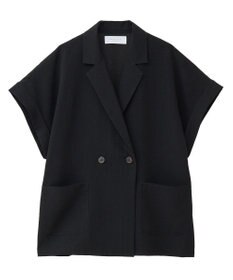 Green Parks 麻調合繊フレンチスリーブジャケット