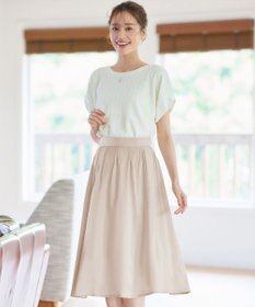 Tiaclasse パニエ付きフレアスカート