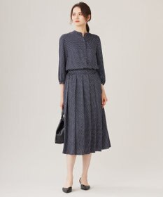 自由区 【セットアップ対応・洗える】サテンアムンゼン スカート