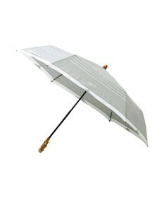 MOONBAT MACKINTOSH PHILOSOPHY(マッキントッシュ フィロソフィー) Cleric collar ボーダー 竹手元 雨傘 折りたたみ傘