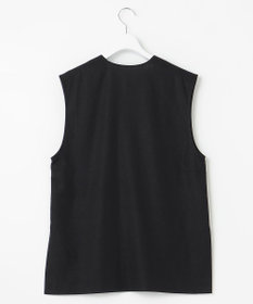 UNFILO 【洗える】リネンミックスツイル ベスト