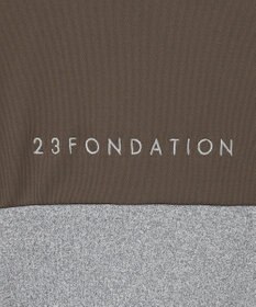 23区GOLF 【23Fondation】カラーブロック モックネックシャツ 一枚で主役級 ストレッチ性◎