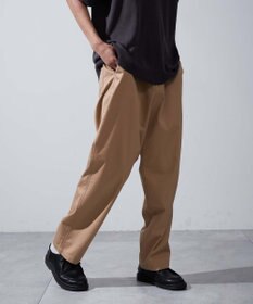 WEGO 【ユニセックス着用ITEM/ウエストゴム/手洗い可】チノイージーワイドパンツ