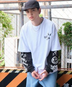 WEGO 【ユニセックス着用ITEM/2点SET】アクセ付きアンサンブルT（LS）