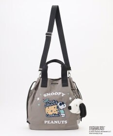 Y'SACCS SNOOPYデザイン 2way巾着トート(クッキー）