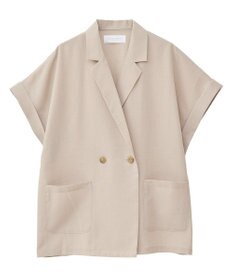 Green Parks 麻調合繊フレンチスリーブジャケット