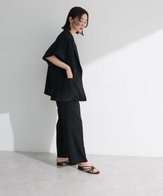 Green Parks 麻調合繊フレンチスリーブジャケット