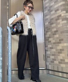 Green Parks タック入り裏起毛スウェットパンツ