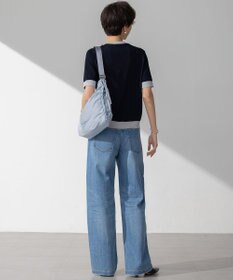 23区 S 【WEB&一部店舗限定/洗える】レーヨンポリエステルストレッチ 半袖 カーディガン