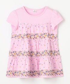 組曲 KIDS 【110-140㎝】ティアードフラワー チュニック