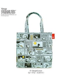 ROOTOTE 8600【スヌーピー】IP.スクエア.ラミネート.ピーナッツ-9H