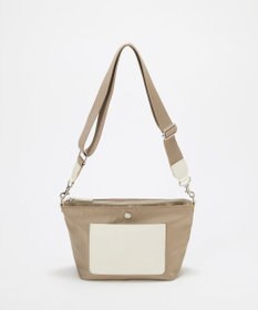 TOPKAPI 【Breath TOPKAPI sis】【WEB限定】ナイロン レザーポケット ミニ ショルダーバッグ 軽量 / CALM カーム　