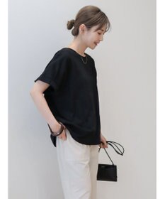 AMERICAN HOLIC 接触冷感袖タックカットプルオーバー