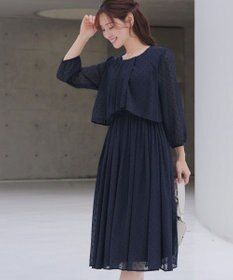 Tiaclasse 【新色追加】シフォンドレープワンピース