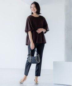 組曲 チュールティアード ブラウス