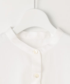 自由区 【洗える】SOMELOSバンドカラー ブラウス