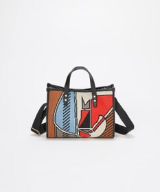 TOPKAPI 【TREASURE TOPKAPI】ニットジャガード  2way ミニ トートバッグ