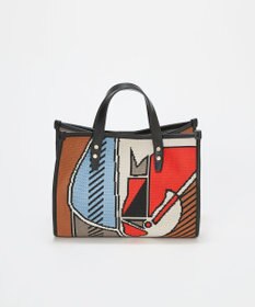 TOPKAPI 【TREASURE TOPKAPI】ニットジャガード  2way ミニ トートバッグ