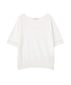 Green Parks 袖シアーニットプルオーバー