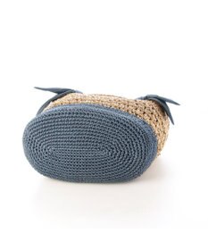 UNBILLION カシュカシュ cachecache / 下がりリボン切替編みトート