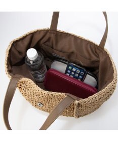 UNBILLION カシュカシュ cachecache / フリルフラップスクエアトート カゴバッグ